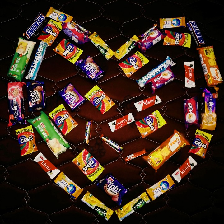 Heart and chocolates