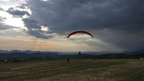Glide into the sunset