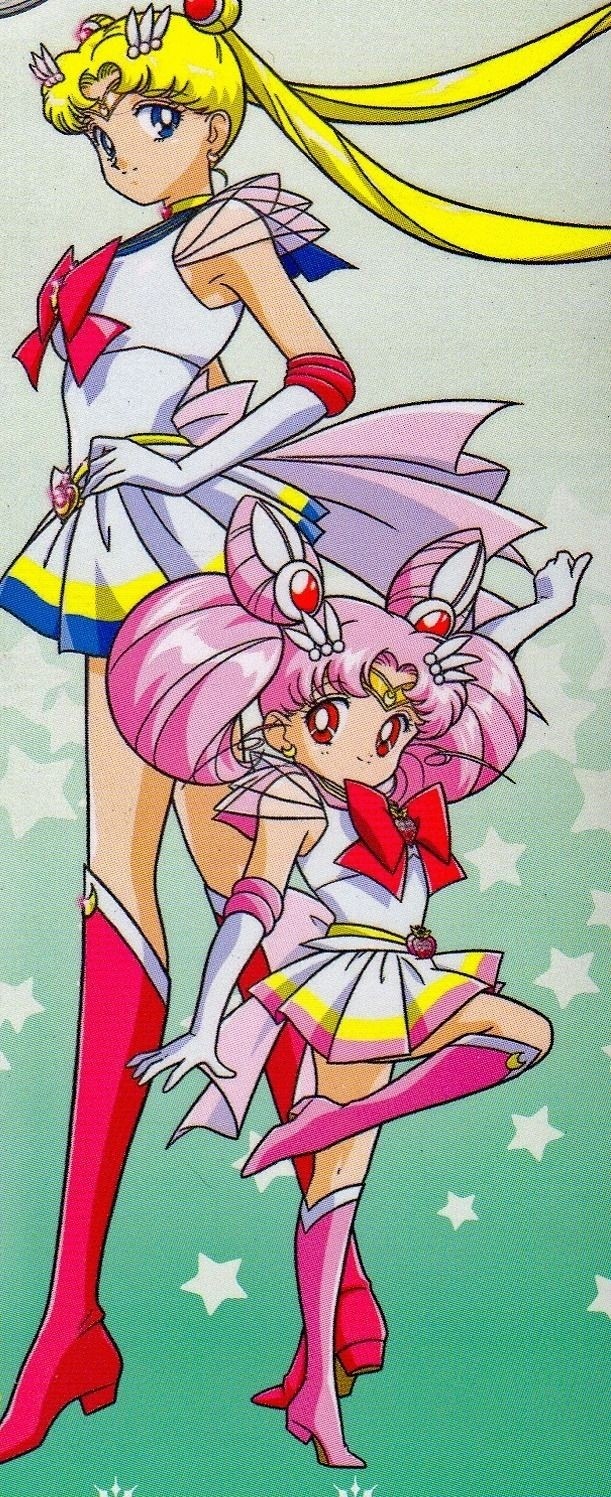 usagi and chibi moon