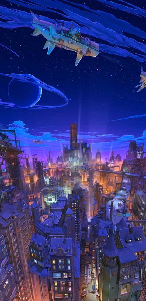dusk, blue壁紙