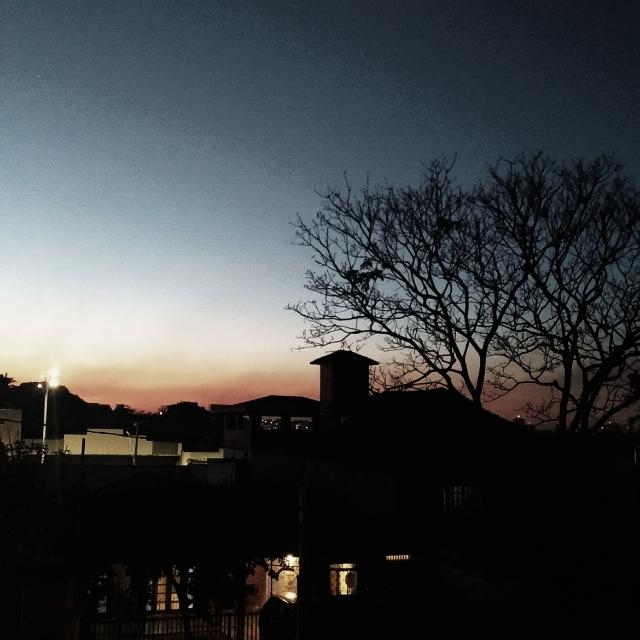 pôr do sol