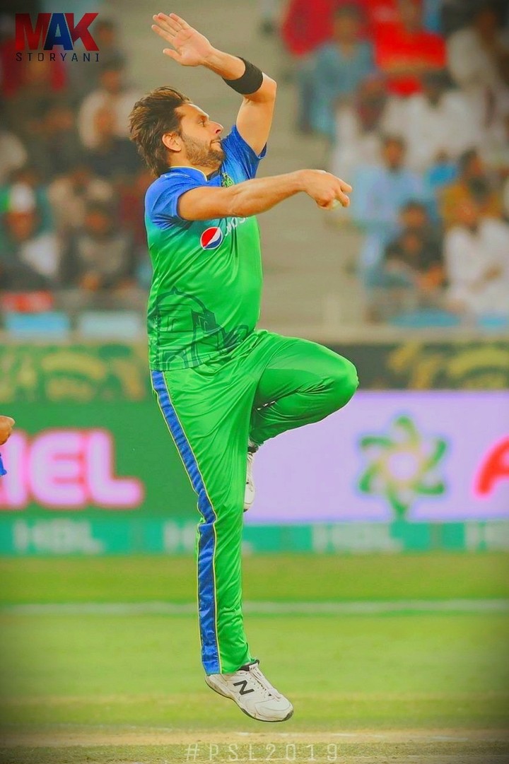 Shahid Afridi (Multan Sultans) in Pakistan Super League