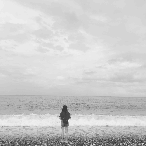 רקעים White, sea