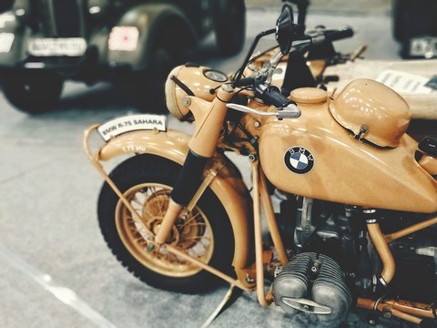 retro motorcycle