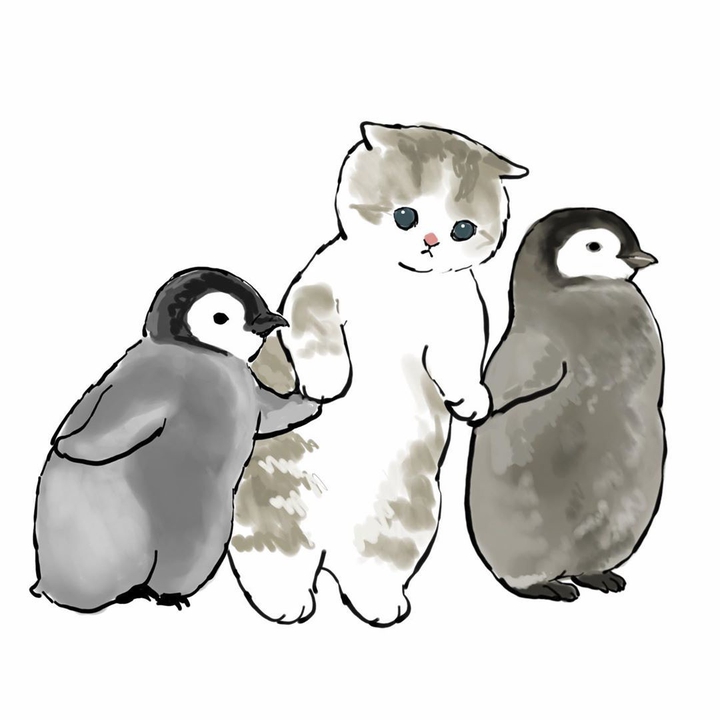 penguins. cat