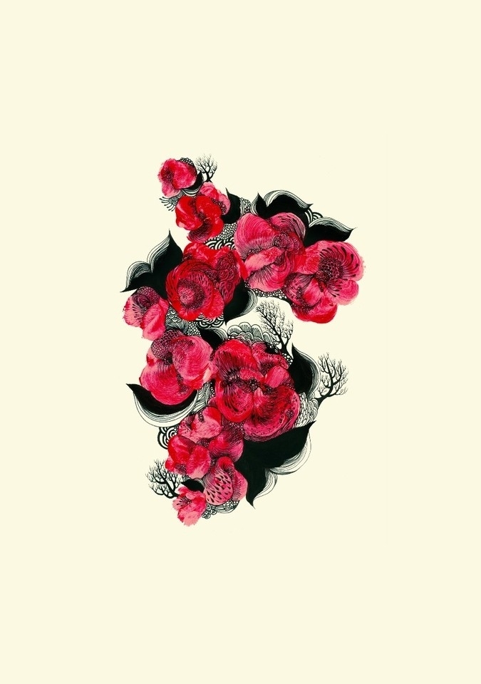 Tattoo flower