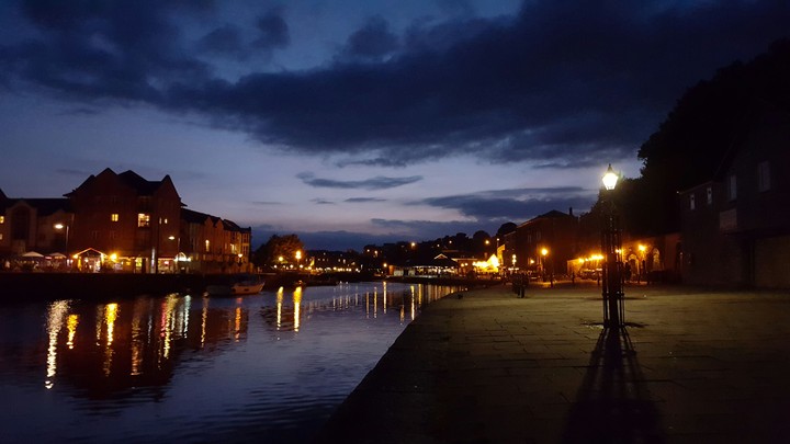 Exeter Quay at Sunset