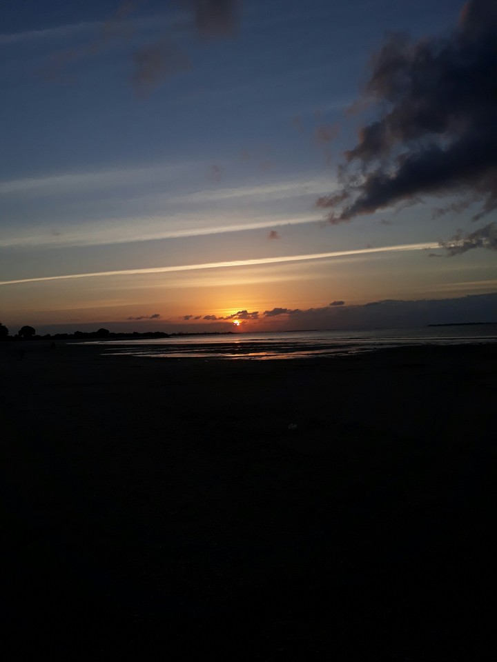 sunset of africa
