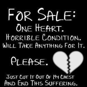 Heart broke