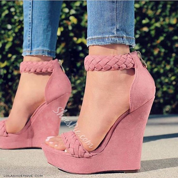 Pink Wedges