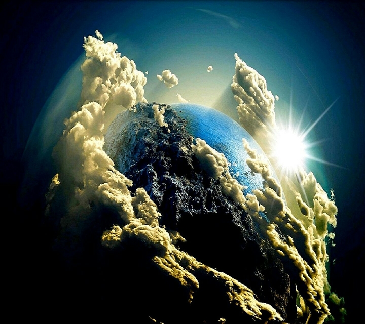 Surreal earth...
