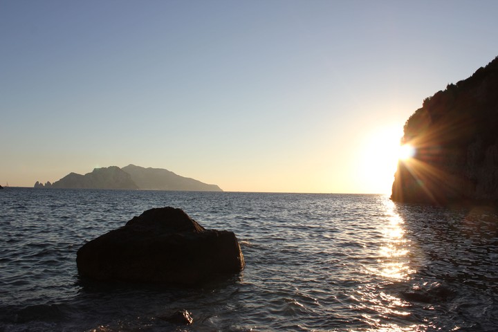 Punta Campanella with Capri - Sorrento Coast