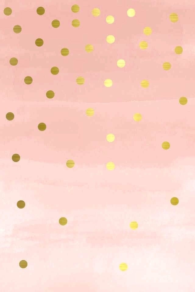 Pink and golden dots