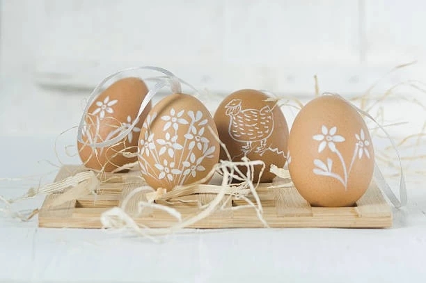 hand-painted eggs