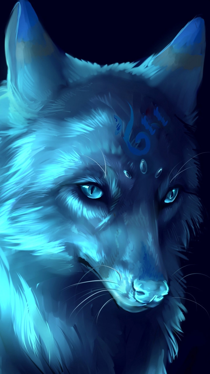 loup bleu