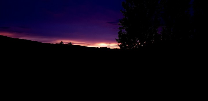 Sunset in Nemesvita, Hungary