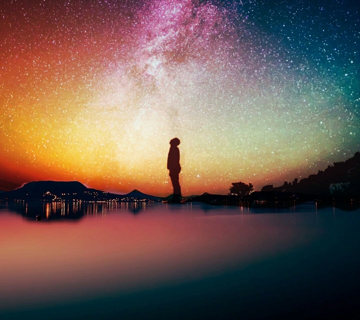 man under the star's