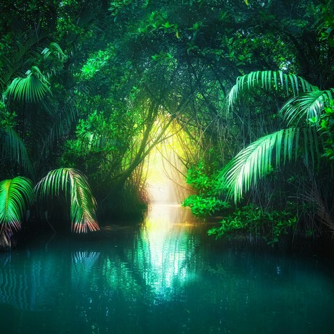 forest, Water wallpapers