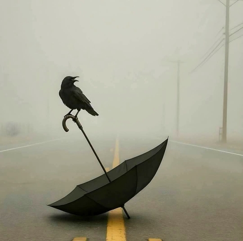 רקעים raven, grey