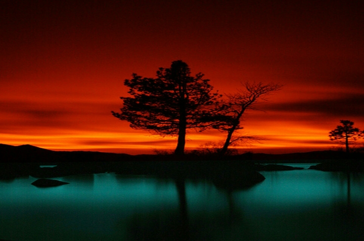 Coucher de soleil en Afrique