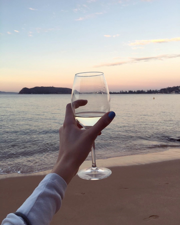Wine and sea