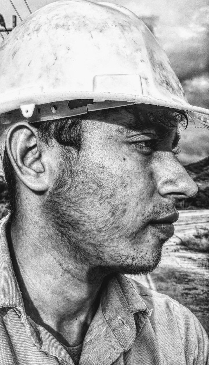 a man a hard work