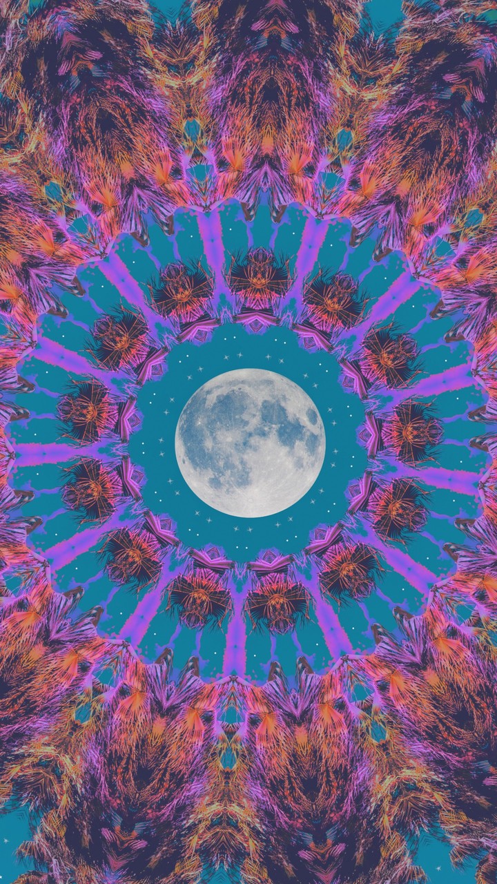 trippy moon