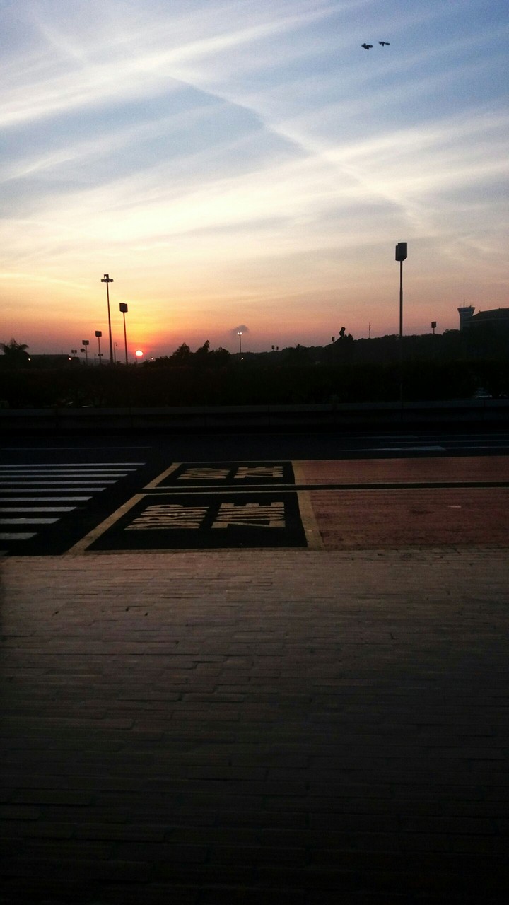sunset airport soekarno hatta street