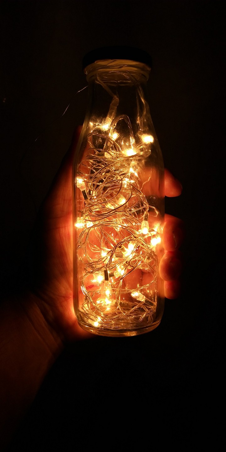 Hold a bottle of light