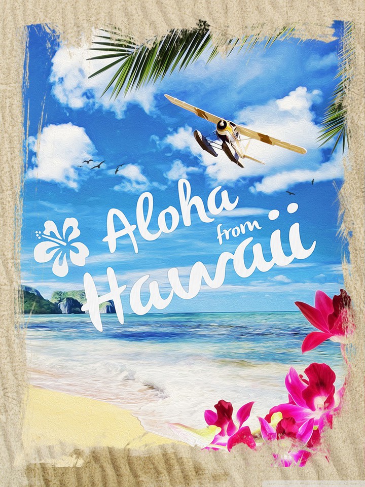 aloha from Hawaii