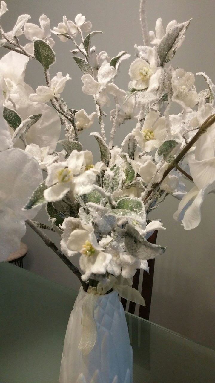 frosted flowers