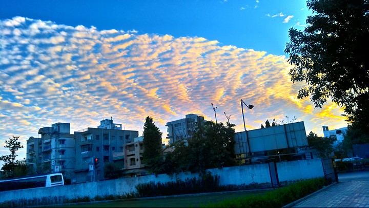 waves of clouds