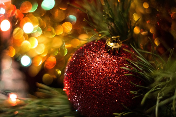 Red Christmas Ball