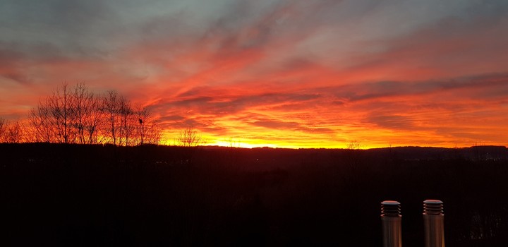 Cloudly sunset