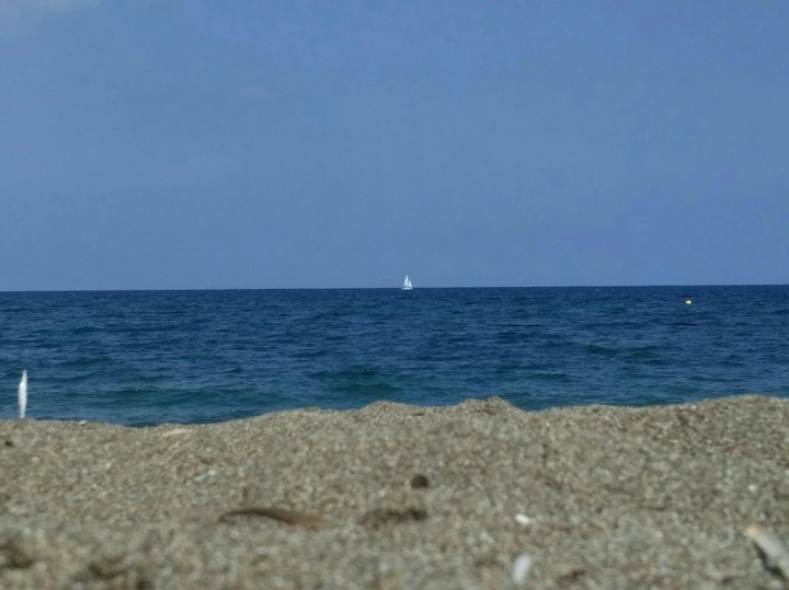 White sailboat