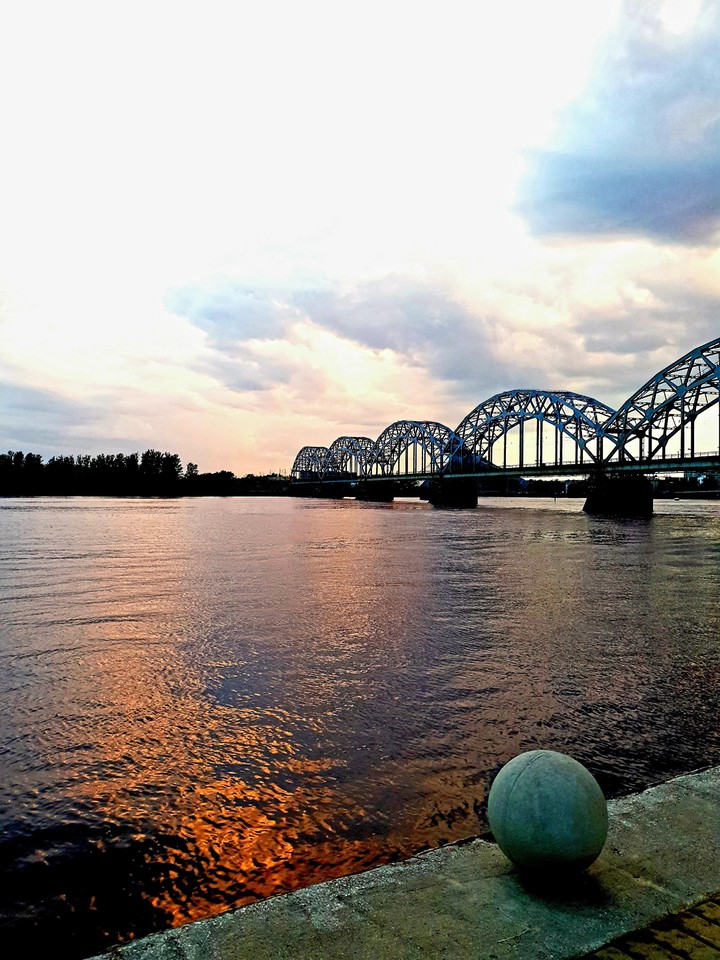 Riga train bridge