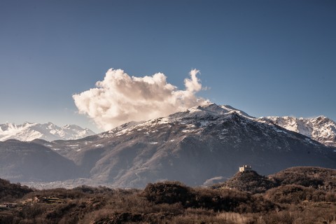 Mountains & Castle