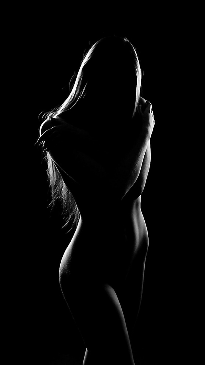 girl in black