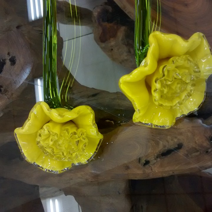 flor de vidro