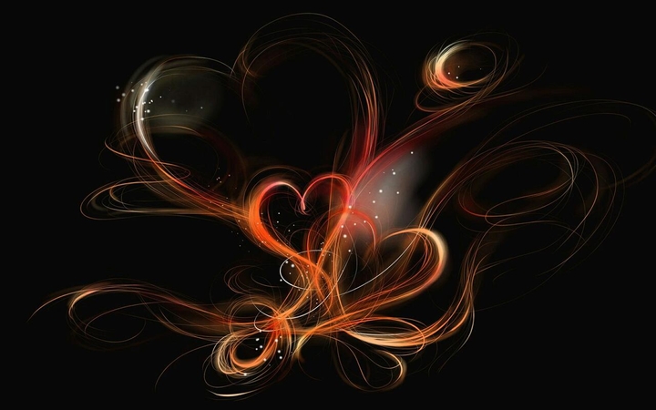 drawn hearts
