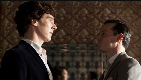 Benedict Cumberbatch and Andrew Scott
