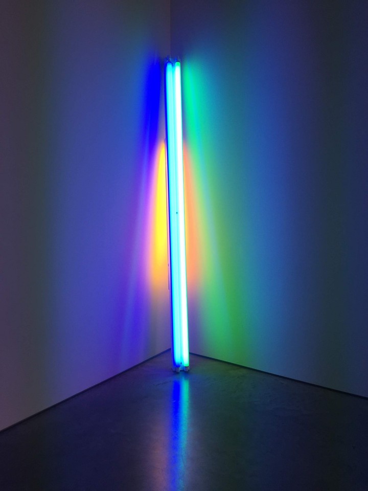 Rainbow futuristic light