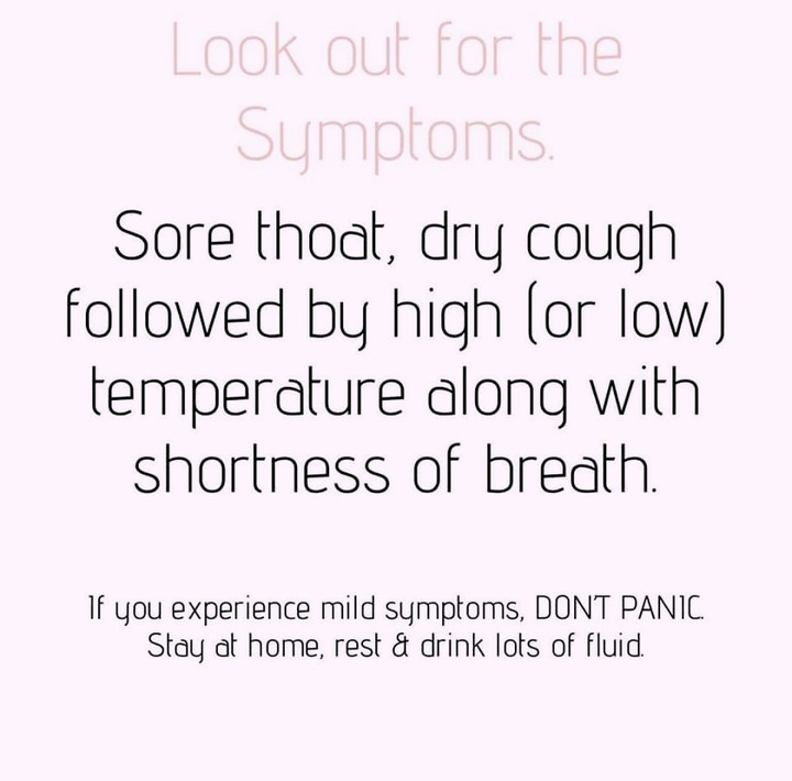 Look Out For The Symptoms....