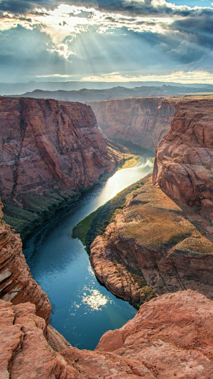 sun rise on river