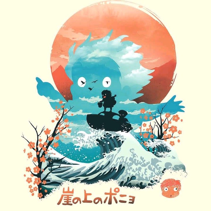 Ponyo on the Cliff by the Sea