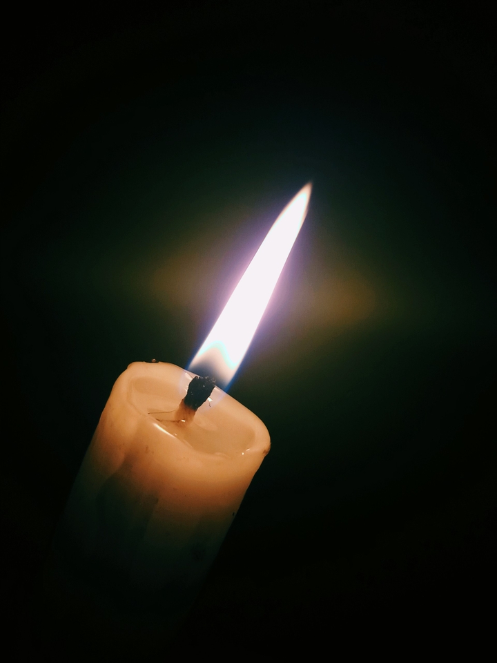 candle in dinner