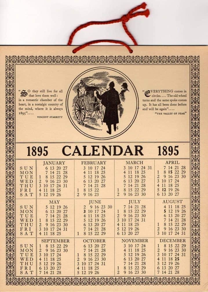 2019 calendar