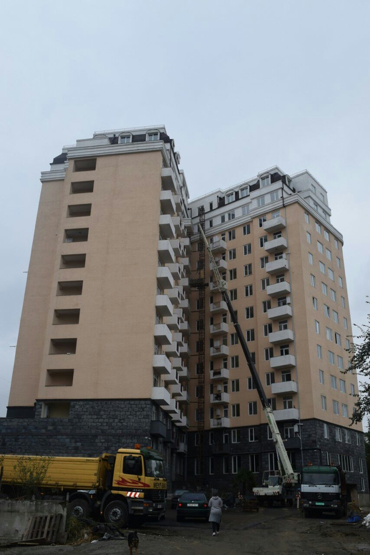 construction building in Tbilisi