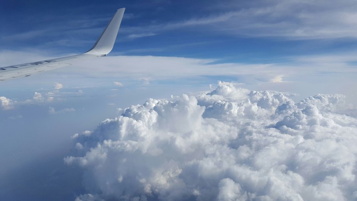 iceburgs in sky
