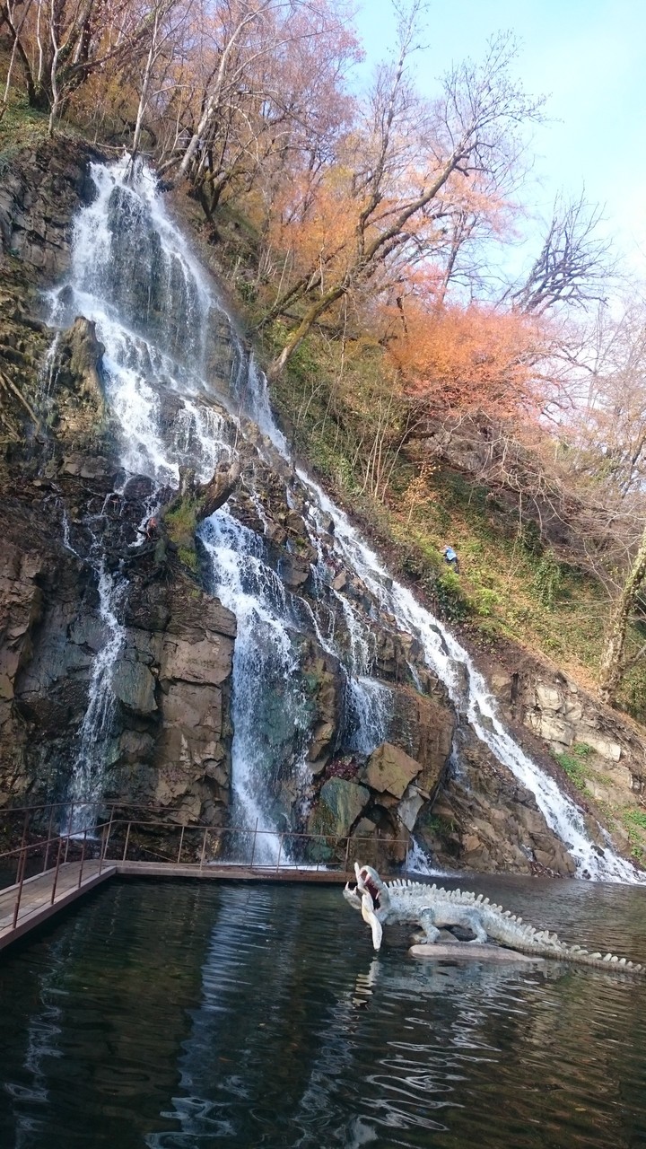 Waterfall. Oguz. Azerbaijan